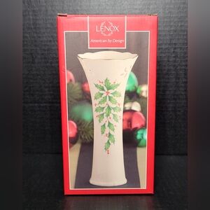 Lenox Holiday Pierced Bud Vase